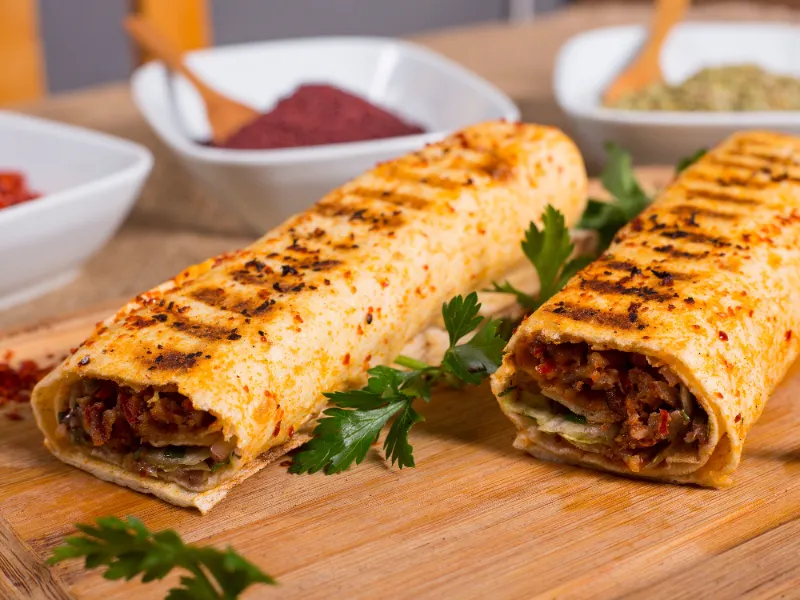 Chicken Adana Wrap