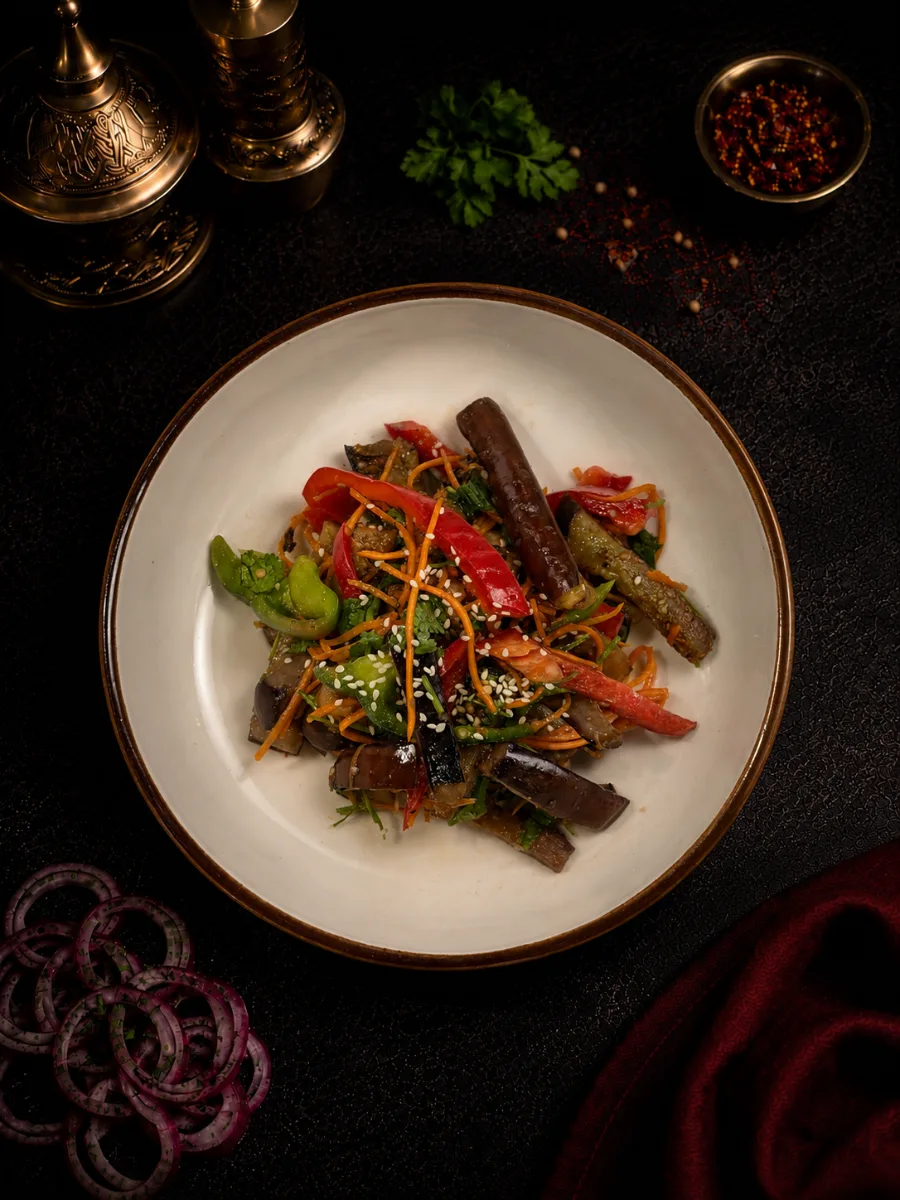 Roasted Eggplant Salad