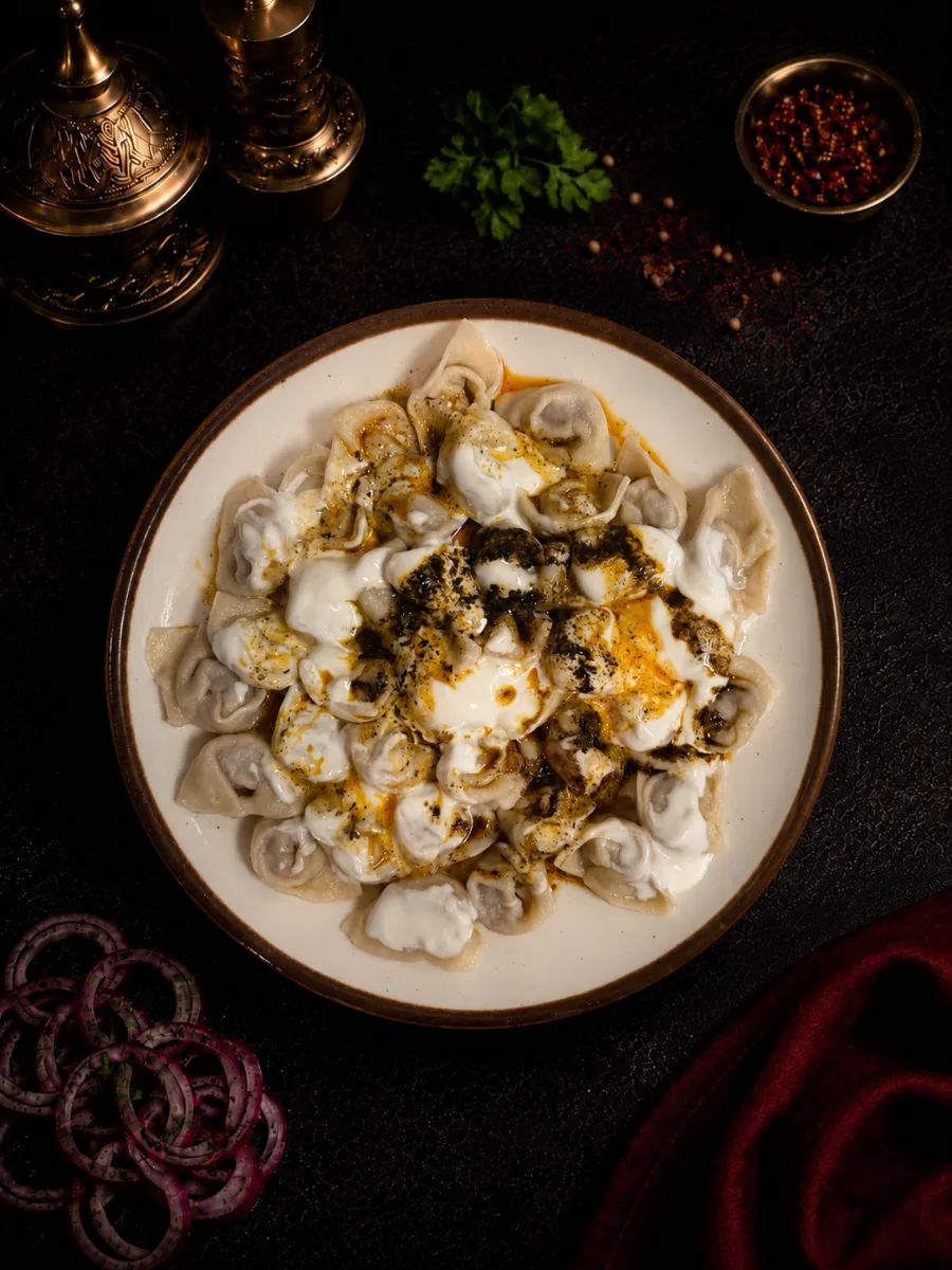 Homemade Turkish Dumplings (Manti)