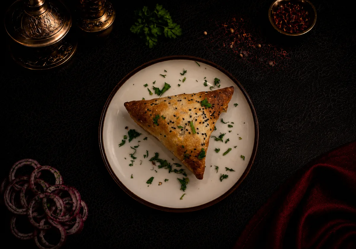 Triangle-Style Uzbek Samsa (Homemade)