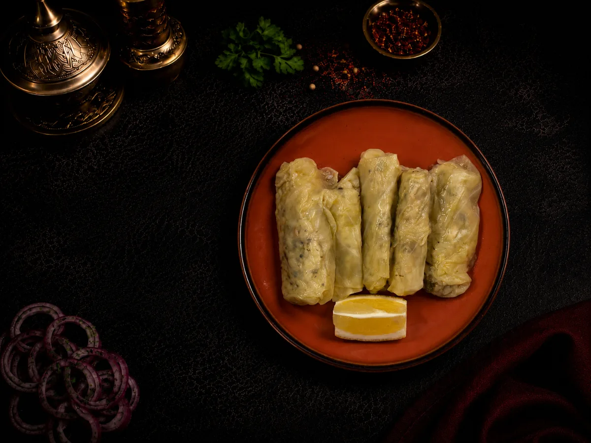 Turkish Stuffed Cabbage Rolls (Lahana Sarma)
