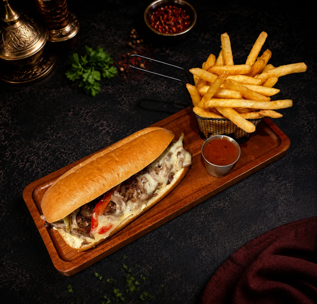 Dream of Istanbul Philly Cheesesteak Combo