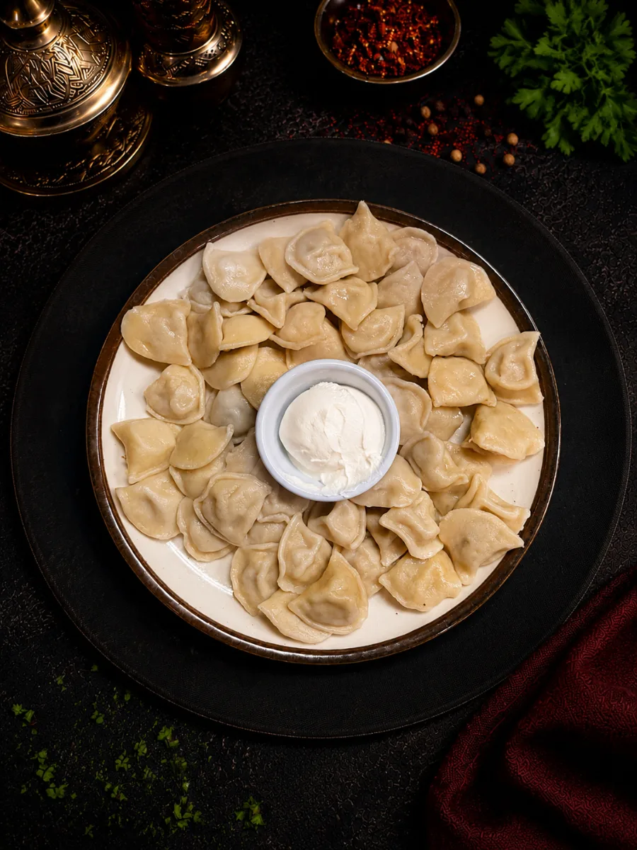 Chicken Pelmeni (Homemade Chicken Dumplings)