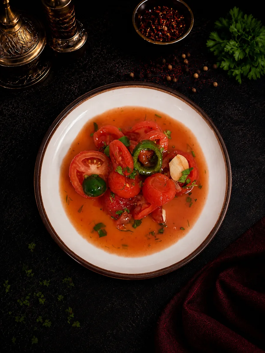Eastern Europe -Style Tomato Salad