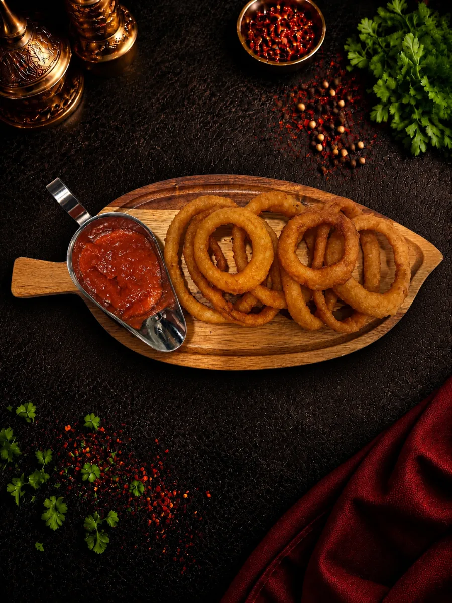 Golden Crispy Onion Rings